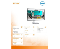 Dell 27'' S2719DC 210-AQDI Biały - 1460493 - zdjęcie 3